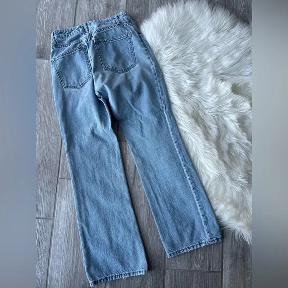 H&M Light Blue Straight Leg Jeans - Picture 2 of 3